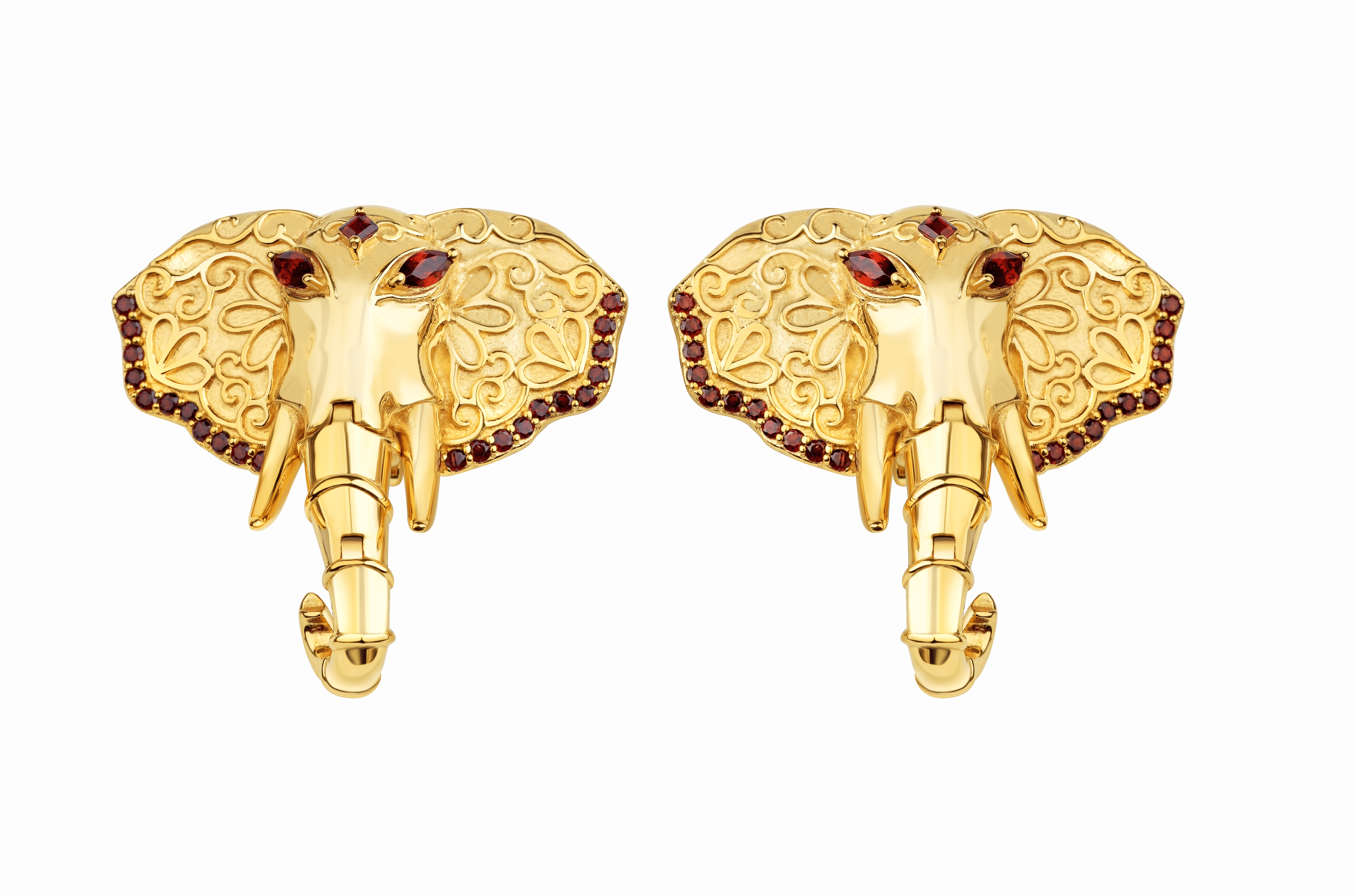 Elephant Earrings Gold