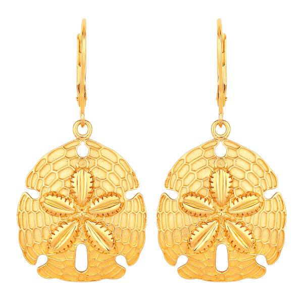 Sand dollar earrings