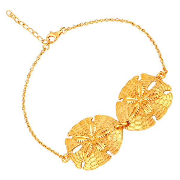 Sand dollar bracelet